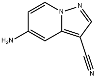Pyrazolo[1,5-a]pyridine-3-carbonitrile, 5-amino- Struktur