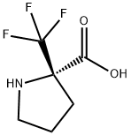 Proline, 2-(trifluoromethyl)- Struktur