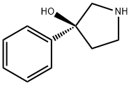 (-)-3-PHENYLPYRROLIDIN-3-OL(WX604755) Struktur