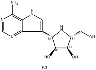 3,4-Pyrrolidinediol, 2-(4-amino-5H-pyrrolo[3,2-d]pyrimidin-7-yl)-5-(hydroxymethyl)-, hydrochloride (1:2), (2S,3S,4R,5R)-|GALIDESIVIR DIHYDROCHLORIDE
