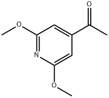 Ethanone, 1-(2,6-dimethoxy-4-pyridinyl)- Struktur