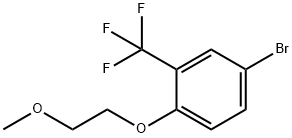 Benzene, 4-bromo-1-(2-methoxyethoxy)-2-(trifluoromethyl)- Struktur