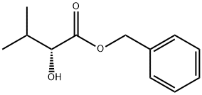 Butanoic acid, 2-hydroxy-3-methyl-, phenylmethyl ester, (2R)- Struktur