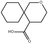 2-oxaspiro[5.5]undecane-5-carboxylic acid Struktur