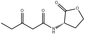N-3-oxo-pentanoyl-L-Homoserine lactone Struktur