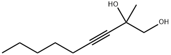 3-Nonyne-1,2-diol, 2-methyl- Structure