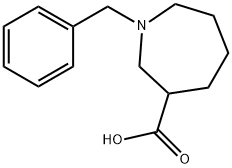 1H-Azepine-3-carboxylic acid, hexahydro-1-(phenylmethyl)- Struktur