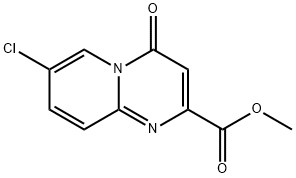 Methyl 7-chloro-4-oxo-4h-pyrido[1,2-a]pyrimidine-2-carboxylate Struktur