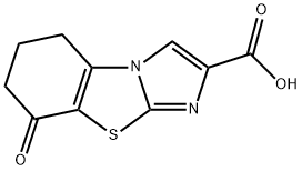 Imidazo[2,1-b]benzothiazole-2-carboxylic acid, 5,6,7,8-tetrahydro-8-oxo- Struktur