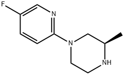 (3R)-1-(5-Fluoro-2-pyridinyl)-3-methylpiperazine Structure