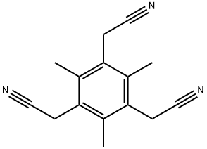 2,2',2''-(2,4,6-trimethylbenzene-1,3,5-triyl)triacetonitrile Struktur