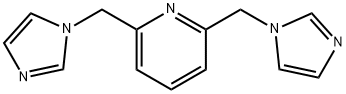 2,6-bis((1H-imidazol-1-yl)methyl)pyridine Struktur