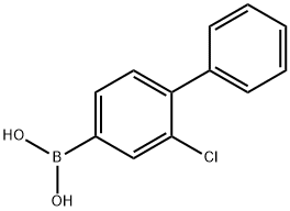 Boronic acid, B-(2-chloro[1,1'-biphenyl]-4-yl)- Struktur