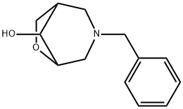 3-benzyl-6-oxa-3-azabicyclo[3.2.1]octan-8-ol Structure