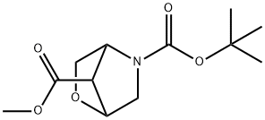 Racemic-(1R,4R)-5-Tert-Butyl 7-Methyl 2-Oxa-5-Azabicyclo[2.2.1]Heptane-5,7-Dicarboxylate(WX120396) Struktur