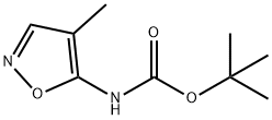 tert-butyl N-(4-methyl-1,2-oxazol-5-yl)carbamate Struktur
