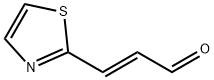 2-Propenal, 3-(2-thiazolyl)-, (2E)- Struktur