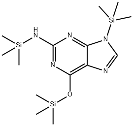 Tris(trimethylsilyl)guanine, 18602-85-2, 結(jié)構(gòu)式