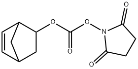 Carbonic acid, bicyclo[2.2.1]hept-5-en-2-yl (2,5-dioxo-1-pyrrolidinyl) ester Struktur