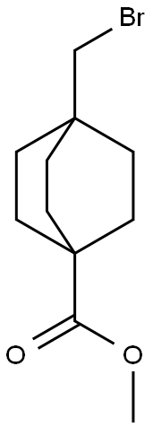 methyl 4-(bromomethyl)bicyclo[2.2.2]octane-1-carboxylate Structure
