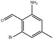 Benzaldehyde, 2-amino-6-bromo-4-methyl- Struktur