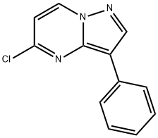 Pyrazolo[1,5-a]pyrimidine, 5-chloro-3-phenyl- Struktur