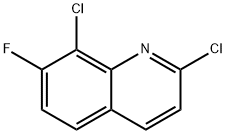 Quinoline, 2,8-dichloro-7-fluoro- Struktur