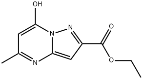 Pyrazolo[1,5-a]pyrimidine-2-carboxylic acid, 7-hydroxy-5-methyl-, ethyl ester Struktur
