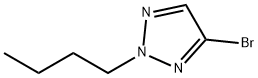 2H-1,2,3-Triazole, 4-bromo-2-butyl- Struktur