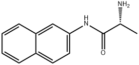 D-2-Amino-N-2-naphthyl-propionamide Struktur