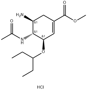 Oseltamivir EP Impurity E HCl Struktur