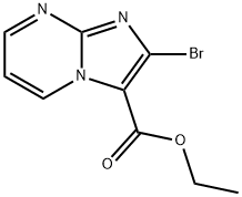 ethyl 2-bromoimidazo[1,2-a]pyrimidine-3-carboxylate Struktur