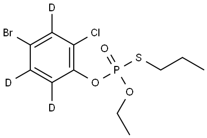 Profenofos D3 (phenyl D3) Struktur