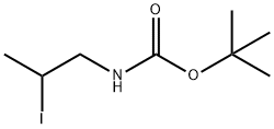 tert-butyl 2-iodopropylcarbamate Struktur