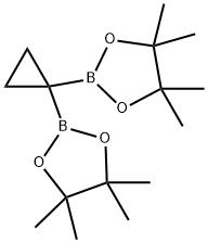 2，2'-(cyclopropane-1，1-diyl)bis(4，4，5，5-tetramethyl-1，3，2-dioxaborolane) Struktur
