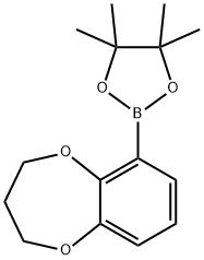 2-(3,4-Dihydro-2H-1,5-benzodioxepin-6-yl)-4,4,5,5-tetramethyl-1,3,2-dioxaborolane Structure