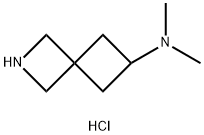2-Azaspiro[3.3]heptan-6-amine, N,N-dimethyl-, hydrochloride (1:2) Struktur