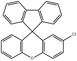 Spiro[9H-fluorene-9,9'-[9H]xanthene], 2'-chloro- Struktur