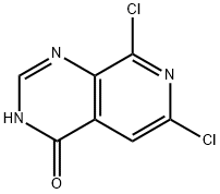 6,8-Dichloro-3H-pyrido[3,4-d]pyrimidin-4-one Struktur