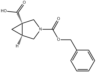 (1S,5S)-3-benzyloxycarbonyl-3-azabicyclo[3.1.0]hexane-1-carboxylic acid, 2387569-13-1, 結(jié)構(gòu)式