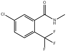 5-Chloro-N-methyl-2-(trifluoromethyl)benzamide Struktur