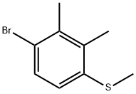 (4-Bromo-2,3-dimethylphenyl)(methyl)sulfane Struktur
