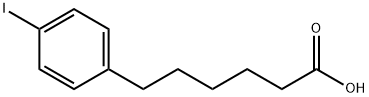 Benzenehexanoic acid, 4-iodo- Struktur