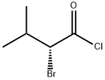 Butanoyl chloride, 2-bromo-3-methyl-, (2R)- Struktur