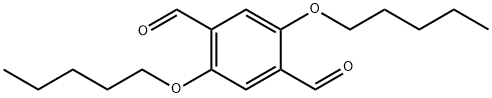 2,5-bis(pentyloxy)terephthalaldehyde Struktur