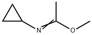 Ethanimidic acid, N-cyclopropyl-, methyl ester Struktur