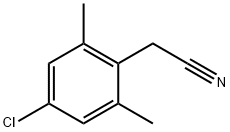Benzeneacetonitrile, 4-chloro-2,6-dimethyl- Struktur
