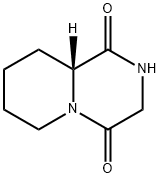 2H-Pyrido[1,2-a]pyrazine-1,4(3H,6H)-dione, tetrahydro-, (9aR)- Struktur