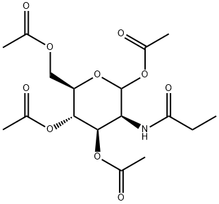 1,3,4,6-Tetra-O-acetyl-N-propanoyl-D-mannosamine Struktur