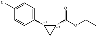 Cyclopropanecarboxylic acid, 2-(4-chlorophenyl)-, ethyl ester, (1R,2S)-rel-